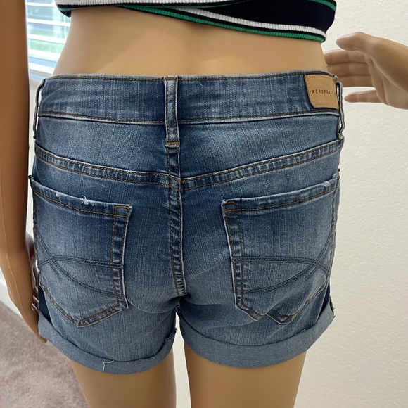 Aeropostale Denim Distressed Shorts - Picture 9 of 11